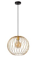 Pendelleuchte Messing Schwarz E27 Ø40 cm modern