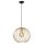 Pendelleuchte Messing Schwarz E27 Ø40 cm modern