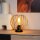 Tischlampe Schwarz E27 H:22,5 cm modern edel rund