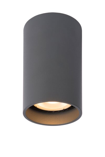 Aufbauspot Grau 2200 K Ø5,5 cm modern edel rund