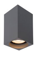 Deckenstrahler Grau 2200 K B:5,5 cm modern edel