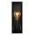Wandlampe Außen Metall Schwarz IP65 H:25,8 cm edel