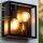 Deckenlampe Außen Metall Schwarz IP65 B:22 cm edel