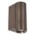Wandleuchte Aluminium Kaffeebraun GU10 H:9 cm edel