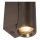 Wandleuchte Aluminium Kaffeebraun GU10 H:9 cm edel