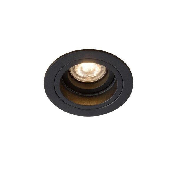 Einbaustrahler Metall Schwarz GU10 B:9 cm modern