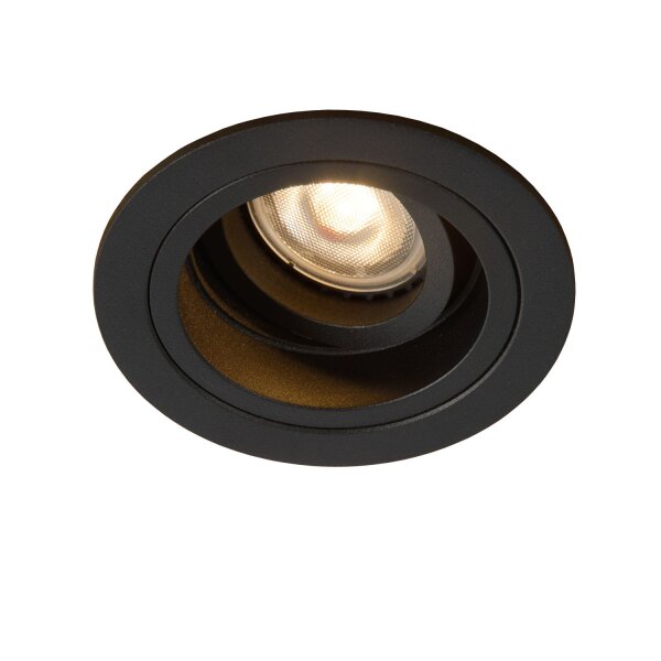 Einbaustrahler Metall Schwarz GU10 B:9 cm modern