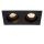 Einbauspot Metall Schwarz GU10 modern edel rund