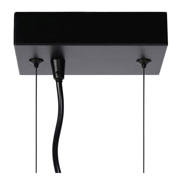 Retro Hängelampe Schwarz E27 L:25 cm modern edel