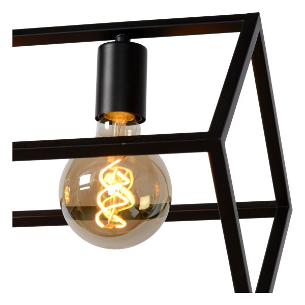 Retro Hängelampe Schwarz E27 80 cm modern edel