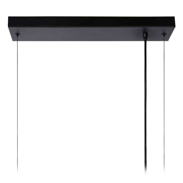Retro Pendelleuchte Metall Schwarz E27 120 cm edel