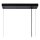 Retro Pendelleuchte Metall Schwarz E27 120 cm edel