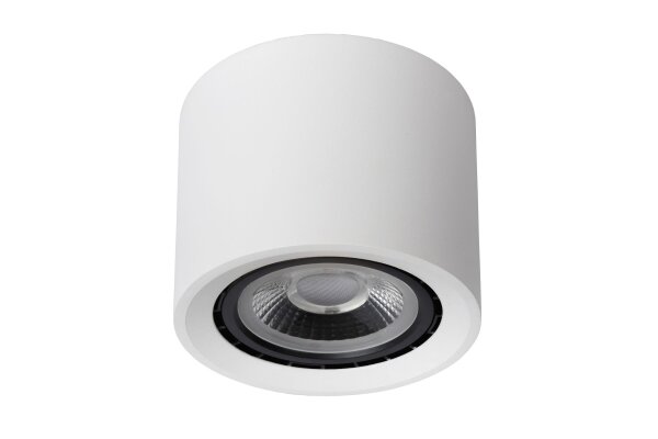 Aufbaustrahler Metall Weiß 2200 K Ø12 cm modern