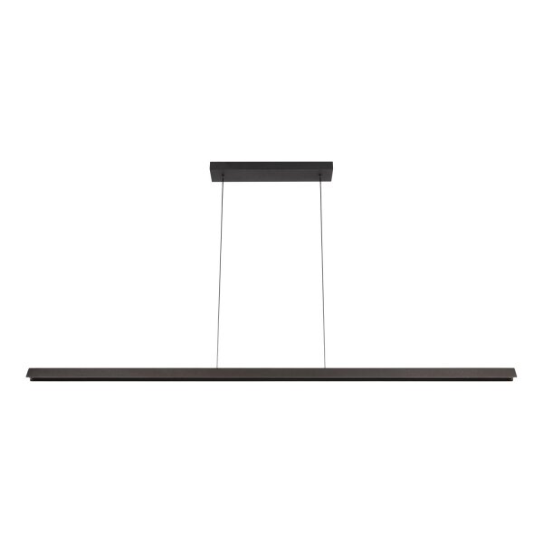 LED Hängelampe Holz Schwarz 2200 K L:180 cm edel