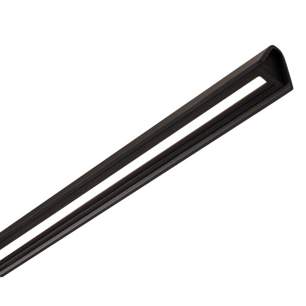 LED Hängelampe Holz Schwarz 2200 K L:180 cm edel