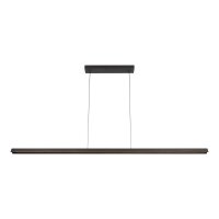 LED Hängelampe Holz Schwarz 2200 K L:180 cm edel