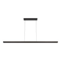 LED Hängelampe Holz Schwarz 2200 K L:180 cm edel