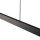 LED Hängelampe Holz Schwarz 2200 K L:180 cm edel