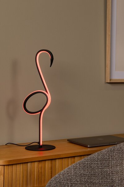 LED Tischleuchte Aluminium Schwarz H:49 cm modern
