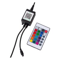 LED Tischleuchte Aluminium Schwarz H:49 cm modern