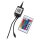 LED Tischleuchte Aluminium Schwarz H:49 cm modern