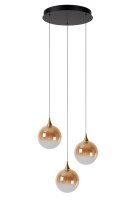 LED Hängelampe Bernstein 3-flammig 2700 K L:36 cm