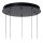 LED Hängelampe Glas Metall Bernstein 2700 K L:48 cm