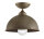 Plafonnier ext&eacute;rieur laiton v&eacute;ritable en bronze antique