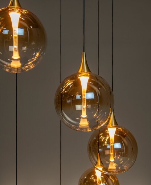 LED Hängelampe 12-flammig 2700 K B:61 cm modern
