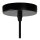 Pendelleuchte Porzellan Metall Messing E27 B:19 cm