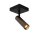 Deckenspot Grau Schwarz flexibel GU10 L:10 cm edel