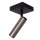 Deckenspot Grau Schwarz flexibel GU10 L:10 cm edel