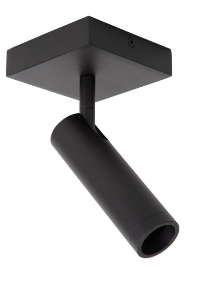 Deckenspot Aluminium Schwarz GU10 B:10 cm modern