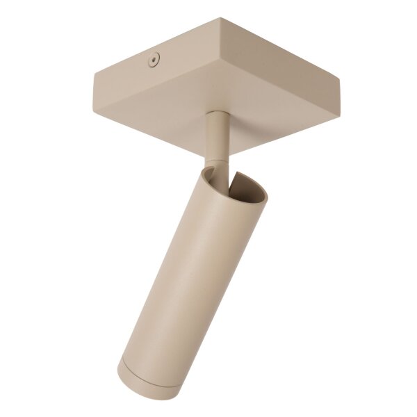Deckenstrahler Aluminium Taupe GU10 B:10 cm edel