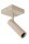 Deckenstrahler Aluminium Taupe GU10 B:10 cm edel