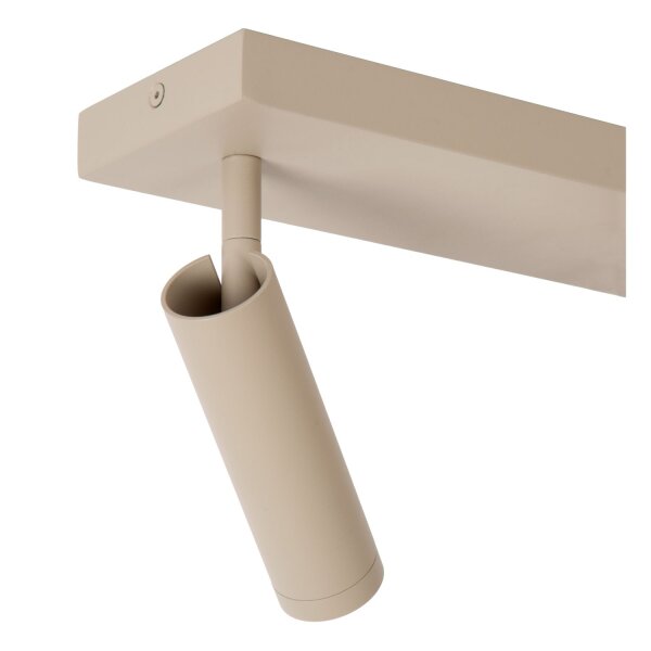 Deckenspot Aluminium Taupe 2-flammig GU10 modern