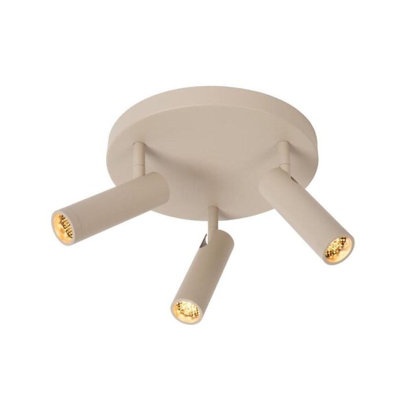 Deckenspot flexibel Taupe GU10 modern edel rund