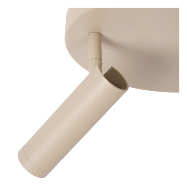 Deckenspot flexibel Taupe GU10 modern edel rund