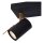 Deckenspot Metall Schwarz 2200 K L:22 cm verstellbar