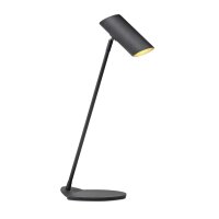 Tischleuchte Metall Anthrazit GU10 H:54 cm modern