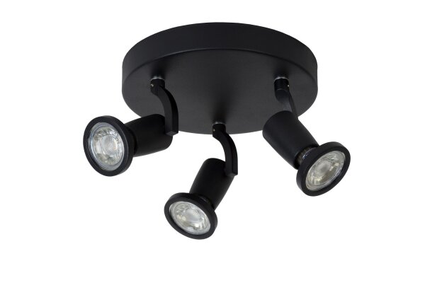 Deckenspot flexibel Weiß 4-flammig GU10 B:24 cm edel