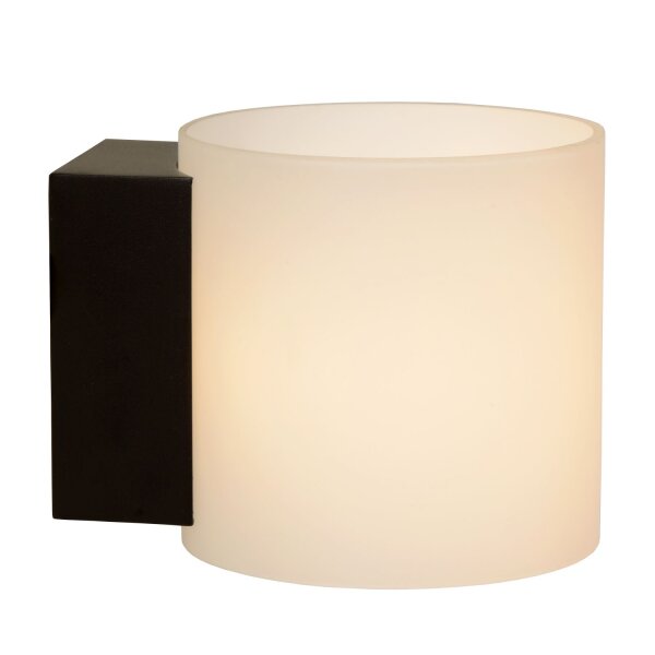 Wandleuchte Glas Metall Weiß G9 IP44 L:15 cm edel