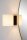 Wandleuchte Glas Metall Weiß G9 IP44 L:15 cm edel