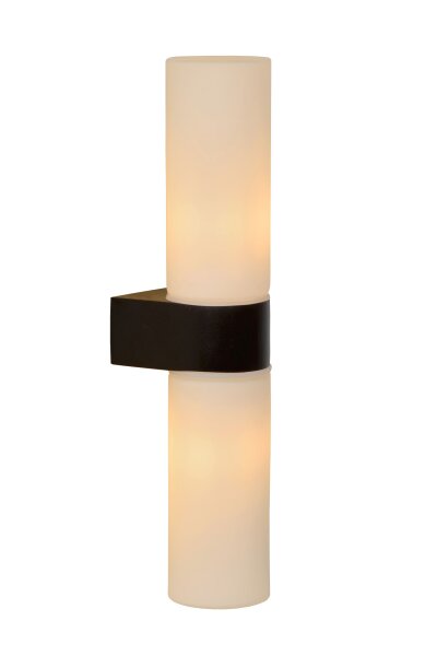 Wandlampe Up Down Glas G9 IP44 2-flammig L:29 cm