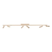Deckenspot Aluminium Taupe flexibel G9 L:118 cm