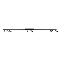 Deckenspot Kaffeebraun G9 L:178 cm modern edel