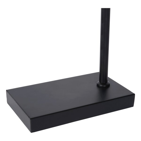 Tischlampe Metall Schwarz E27 H:52 cm modern edel