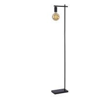 Stehleuchte Metall Schwarz E27 H:152 cm modern edel