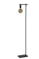 Stehleuchte Metall Schwarz E27 H:152 cm modern edel