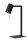 Tischleuchte flexibel Metall Schwarz GU10 H:50 cm